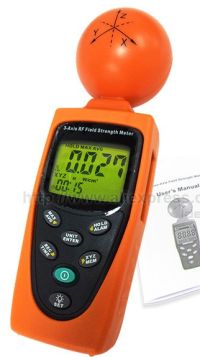3-AXIS EMF RF Radiation ElectroSmog Meter