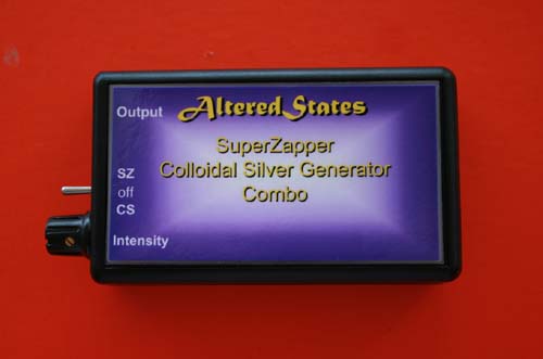 Colloidal Silver/Super Zapper Combination unit