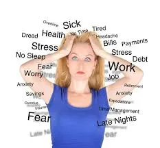 Stressed woman